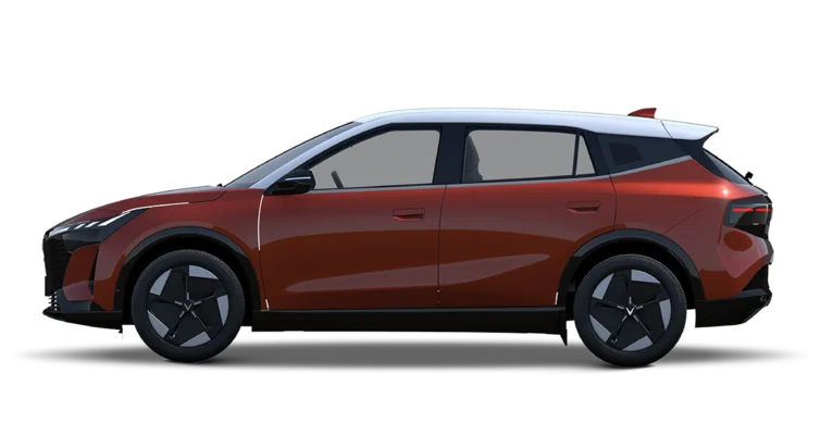 VinFast VF 8 Thế hệ mới màu Vitality Orange Body - Infinity Blanc Roof